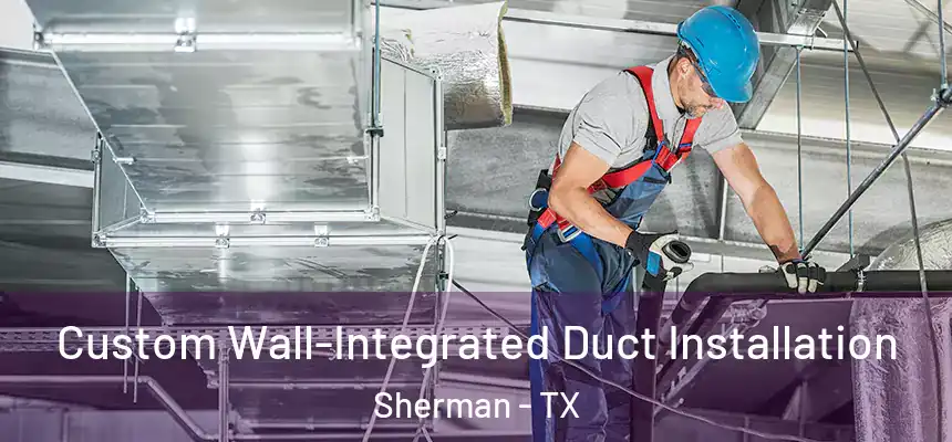  Custom Wall-Integrated Duct Installation Sherman - TX